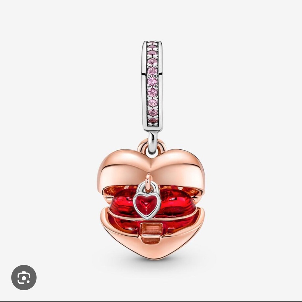 Pandora Rose Gold Reveal Your Love Charm. Brand New